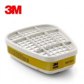 3M 6200面具使用滤毒罐 有机气体 酸性气体 甲醛 甲胺 氯气 氨气